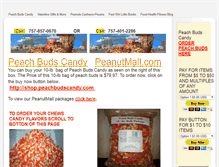 Tablet Screenshot of peachbudscandy.com